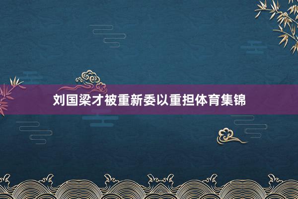 刘国梁才被重新委以重担体育集锦