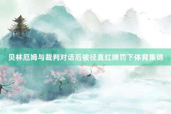 贝林厄姆与裁判对话后被径直红牌罚下体育集锦