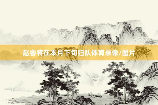 赵睿将在本月下旬归队体育录像/图片