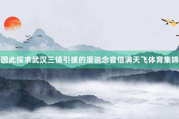 因此探求武汉三镇引援的渠说念音信满天飞体育集锦