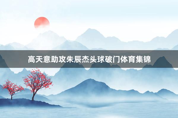 高天意助攻朱辰杰头球破门体育集锦
