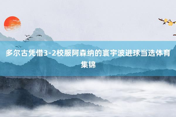 多尔古凭借3-2校服阿森纳的寰宇波进球当选体育集锦
